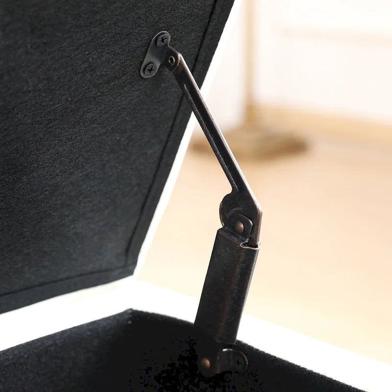 Banc de rangement pour bout de lit de chambre à coucher