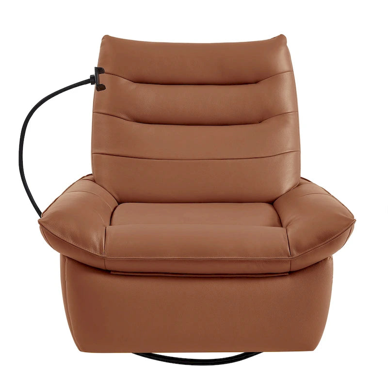 Upholstered Power Recliner Leather Lounge Chair for Living (Set of 2)
