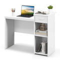 Bureau d'ordinateur avec tiroir, bureau moderne pour ordinateur portable avec