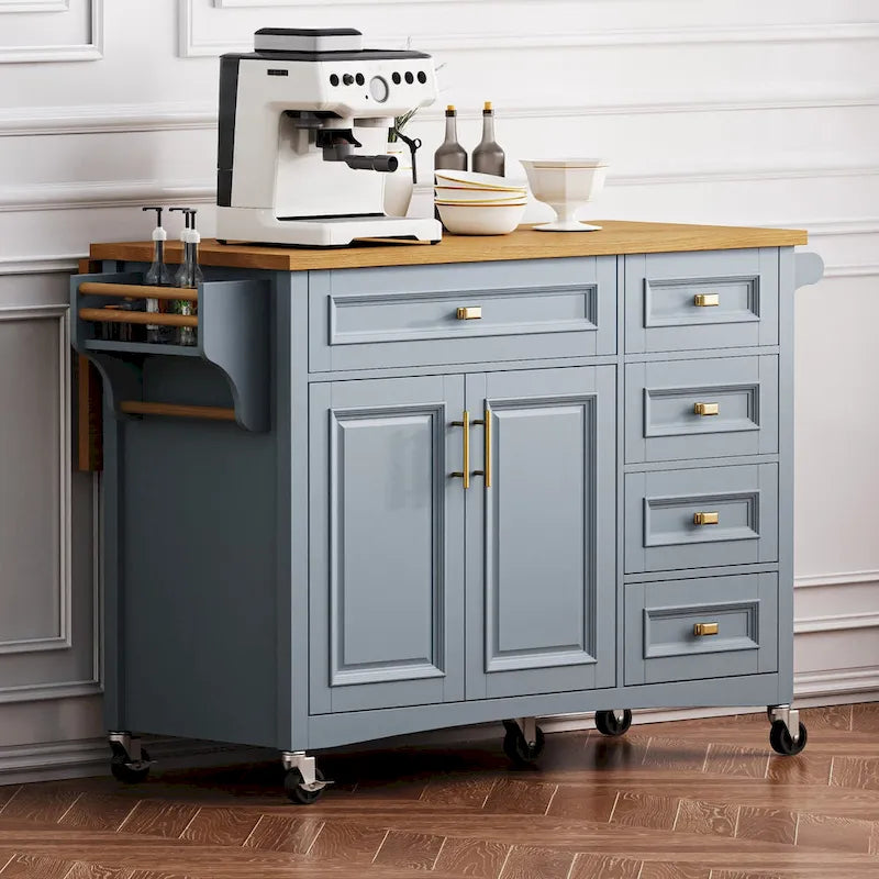 Îlot de cuisine 52" avec rallonge (tabourets non inclus)