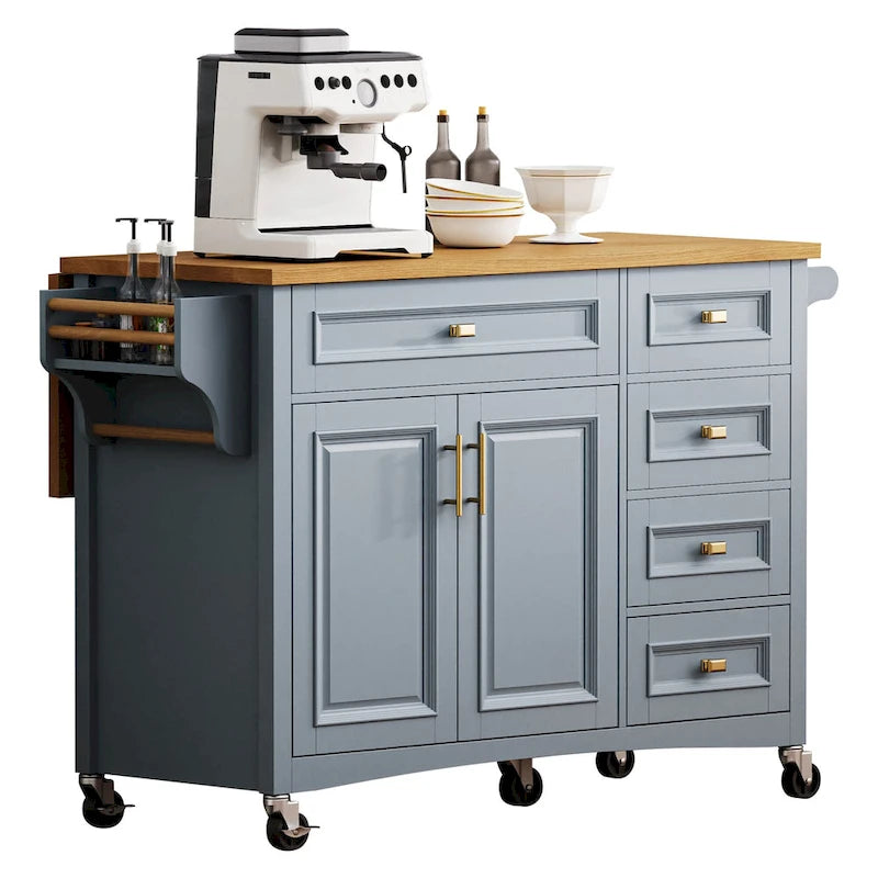 Îlot de cuisine 52" avec rallonge (tabourets non inclus)