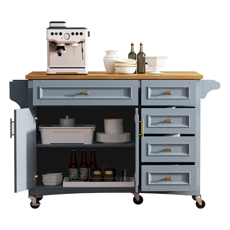 Îlot de cuisine 52" avec rallonge (tabourets non inclus)