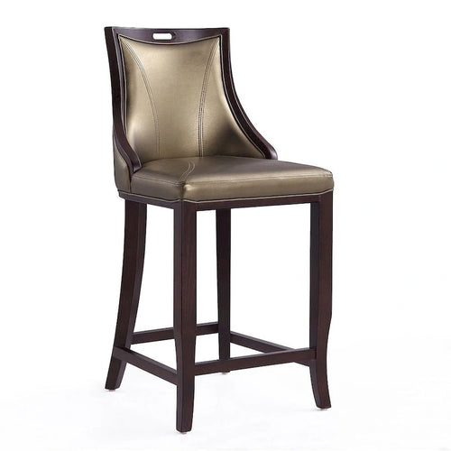 Tabouret de bar en bois de hêtre et noyer de 104 cm (lot de 3)