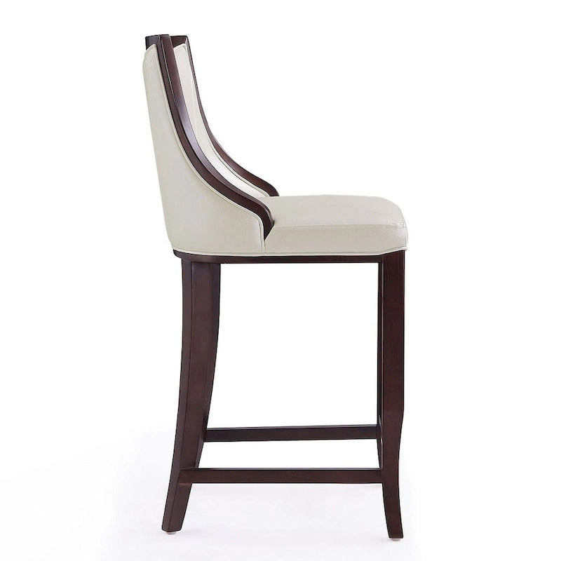 Tabouret de bar en bois de hêtre et noyer de 104 cm (lot de 3)