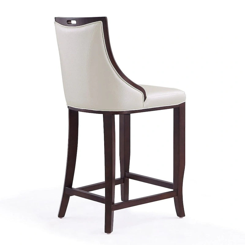 Tabouret de bar en bois de hêtre et noyer de 104 cm (lot de 3)