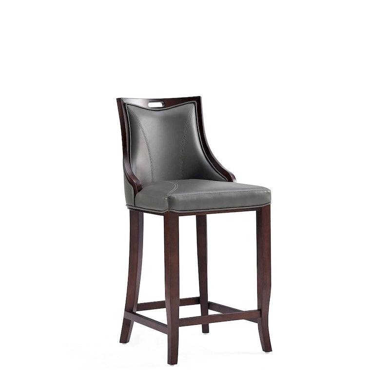 Tabouret de bar en bois de hêtre et noyer de 104 cm (lot de 3)