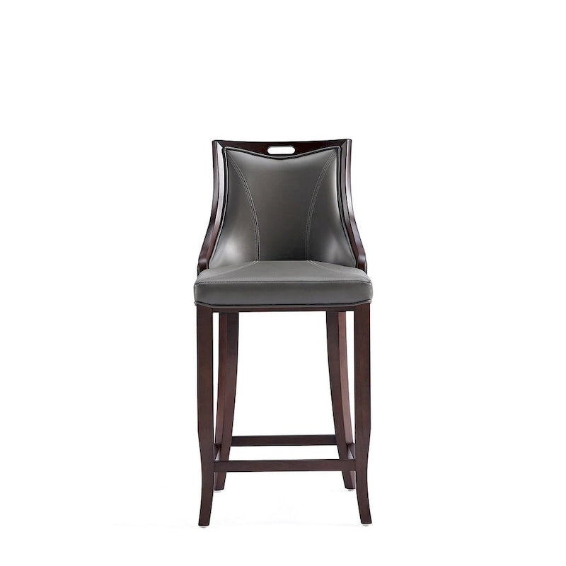 Tabouret de bar en bois de hêtre et noyer de 104 cm (lot de 3)