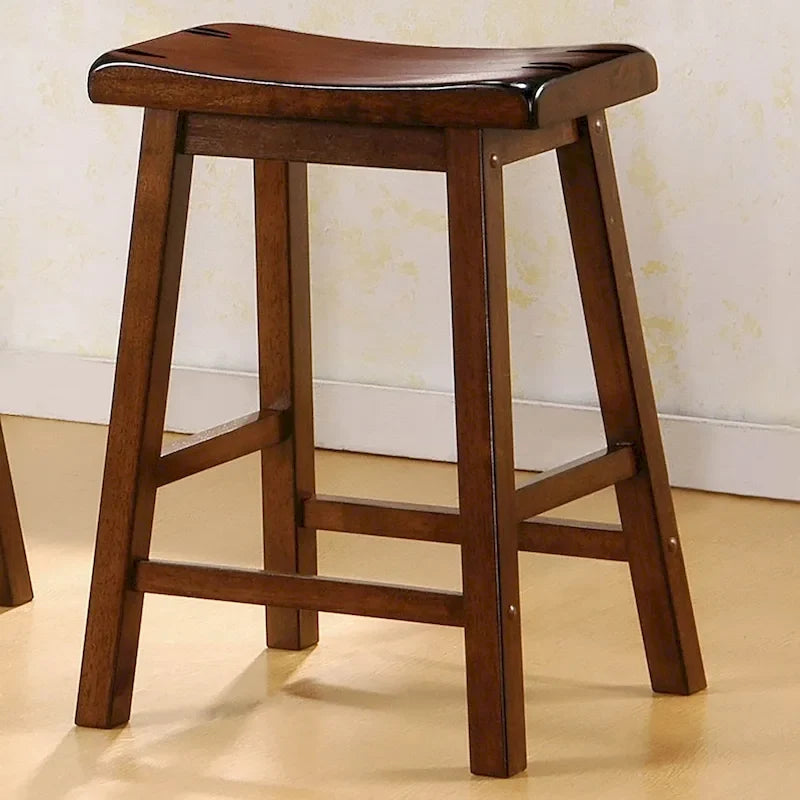 Tabourets de bar en forme de selle (lot de 2)