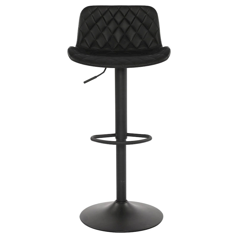 Tabourets de bar réglables en similicuir, hauteur comptoir ou pub