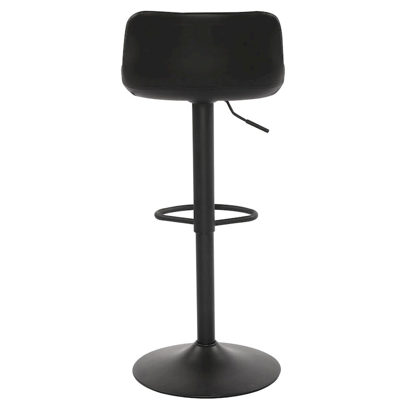 Tabourets de bar réglables en similicuir, hauteur comptoir ou pub