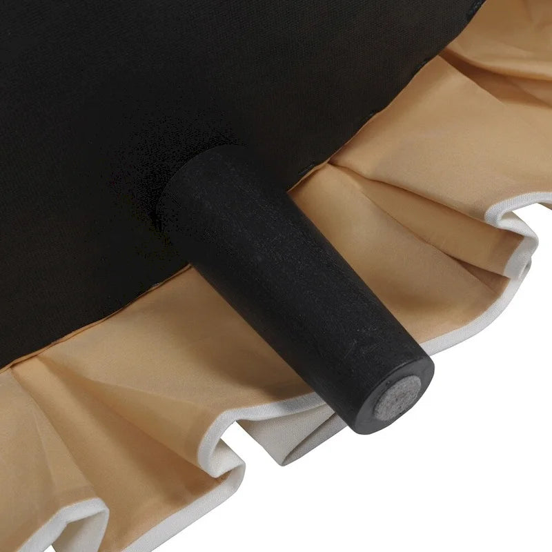 Pouf de cocktail capitonné avec jupe plissée