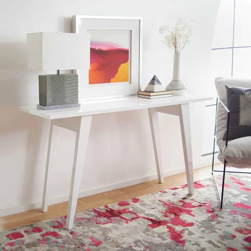 Oak Console - 59 x 17.6 x 32.3