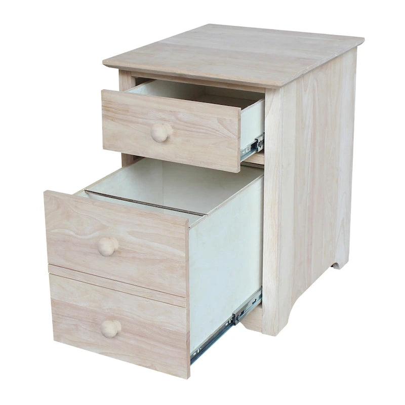 Classeur à deux tiroirs avec bureau et chaise