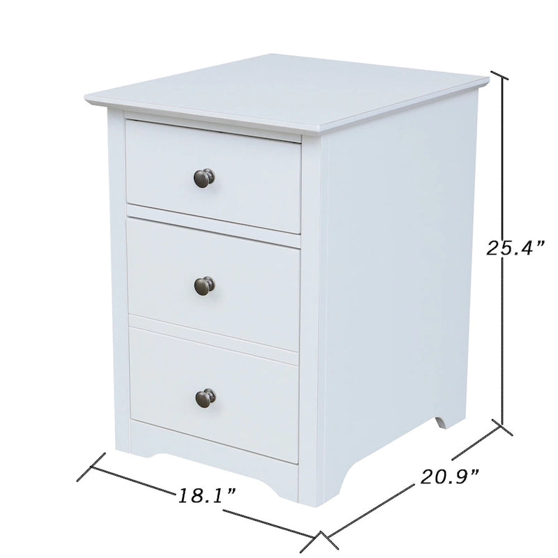 Classeur à deux tiroirs avec bureau et chaise
