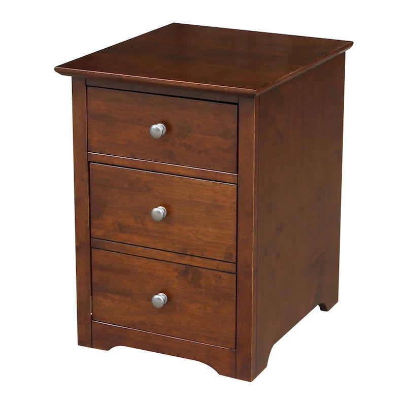 Classeur à deux tiroirs avec bureau et chaise